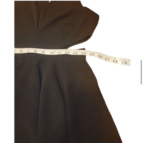 Urban Outfitters Sparkle and Fade Black cut out skater dress sz 6 - Picture 6 of 11